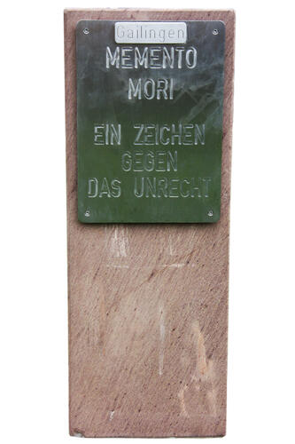 Gedenkstein in Gailingen